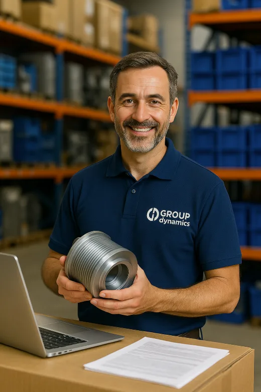 Group Dynamics commercial laundry spare parts support