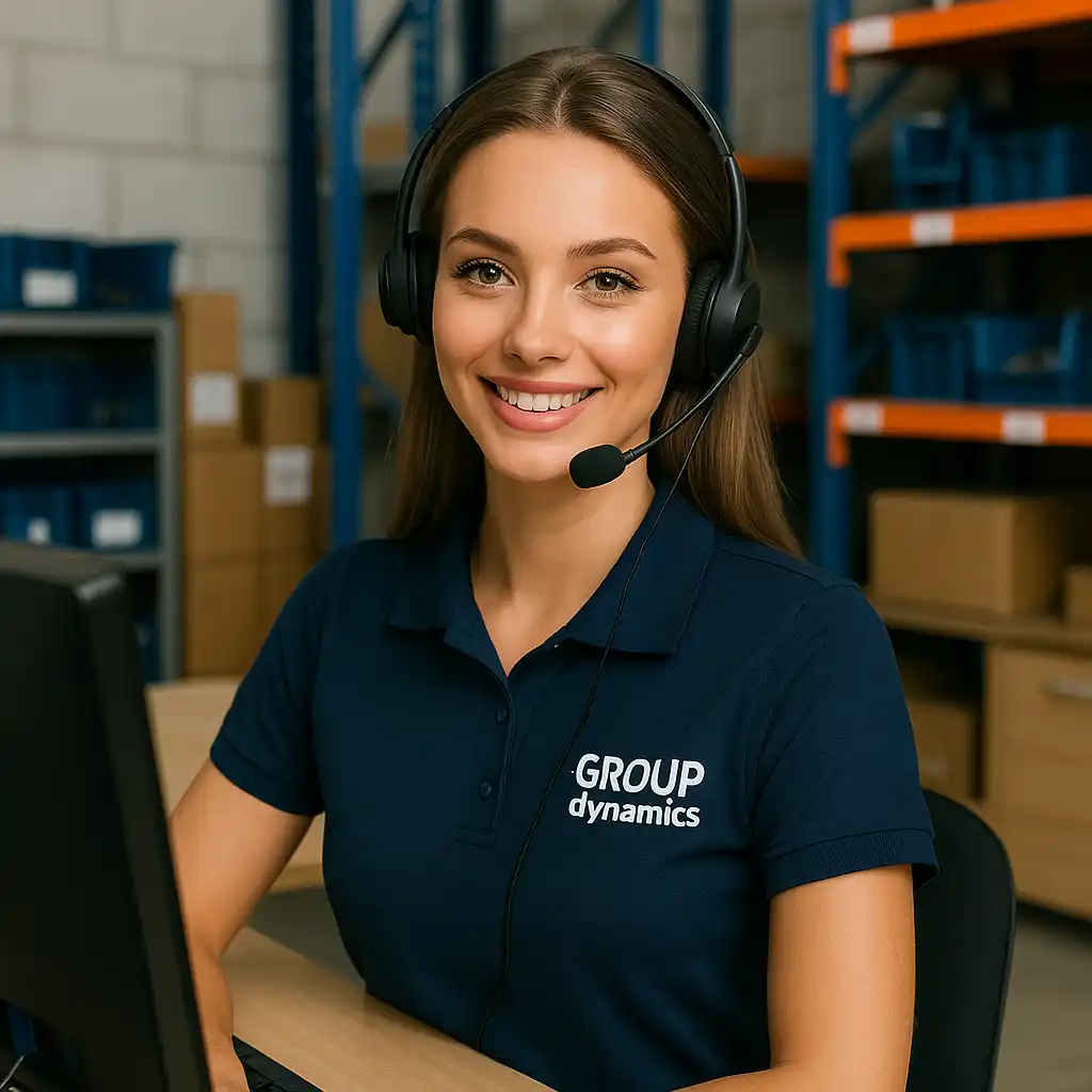 Group Dynamics spare parts support department